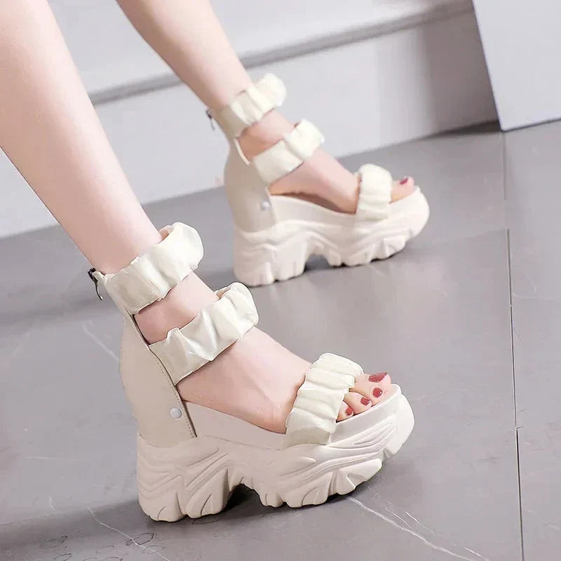 Rode Sandalen Zomer Collectie Comfortabele Slippers - StudioMarella