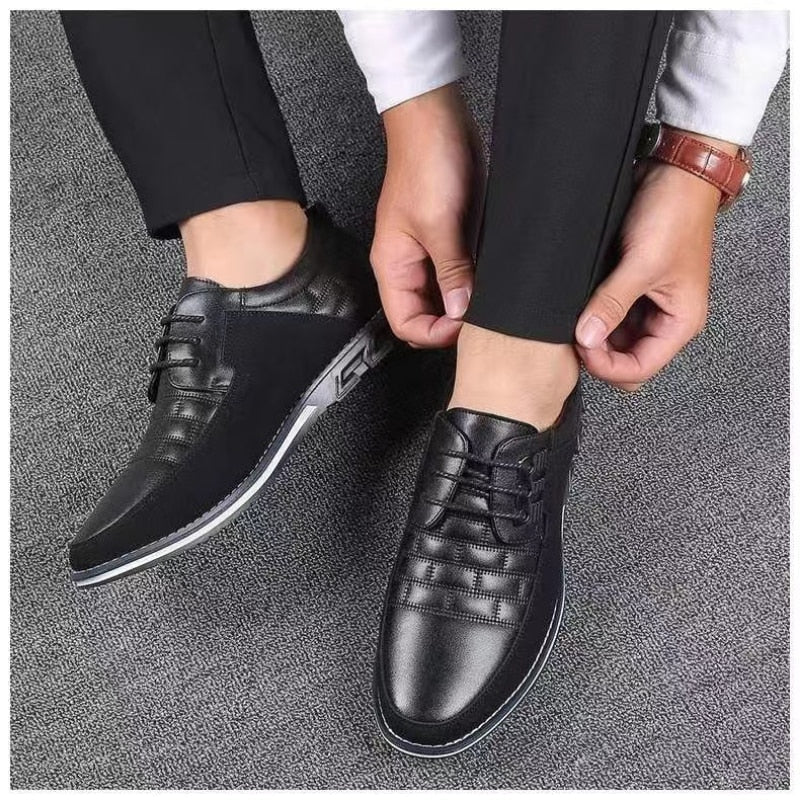 Klassieke Leren Herenschoenen – Elegante Instappers voor Iedere Gelegenheid