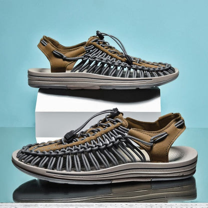 Gevlochten Dames Sandalen – Ademend Design – Lichtgewicht Zomerschoeisel – Flexibele Gummizool – Meerdere Kleuren Verkrijgbaar