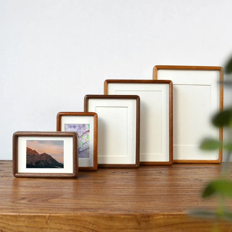 Fotolijst Hout Massief Handgemaakt A4 Portretlijst Woonkamer Trouwfoto Vintage
