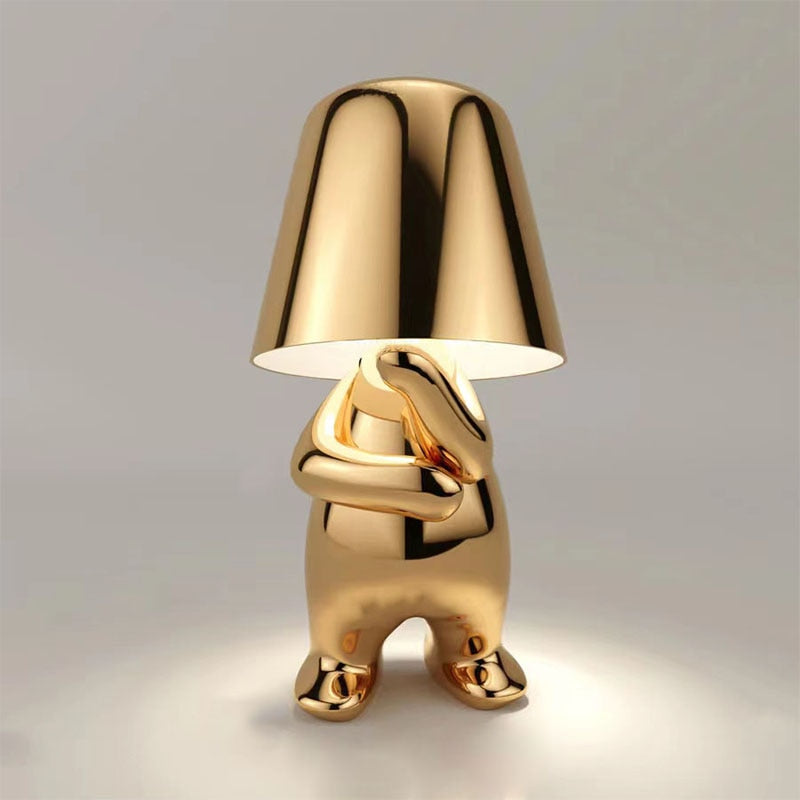 Draadloze Oplaadbare Sfeerlamp Met Warm Licht En Touchbediening Voor Rustige Interieurs