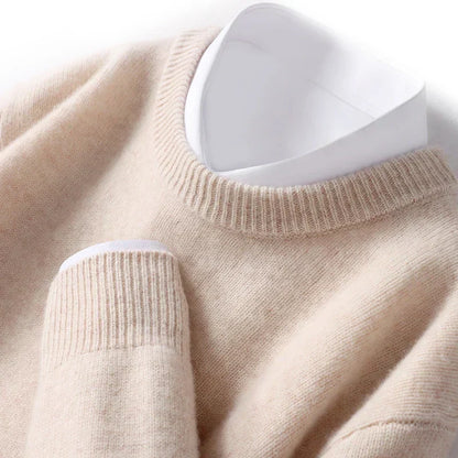 Merino Wollen Sweater Heren Warm en Comfortabel