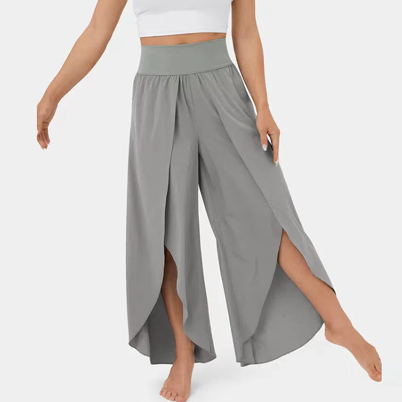 Wijde Vrouwelijke Broek Comfortabele Zomerpijpen