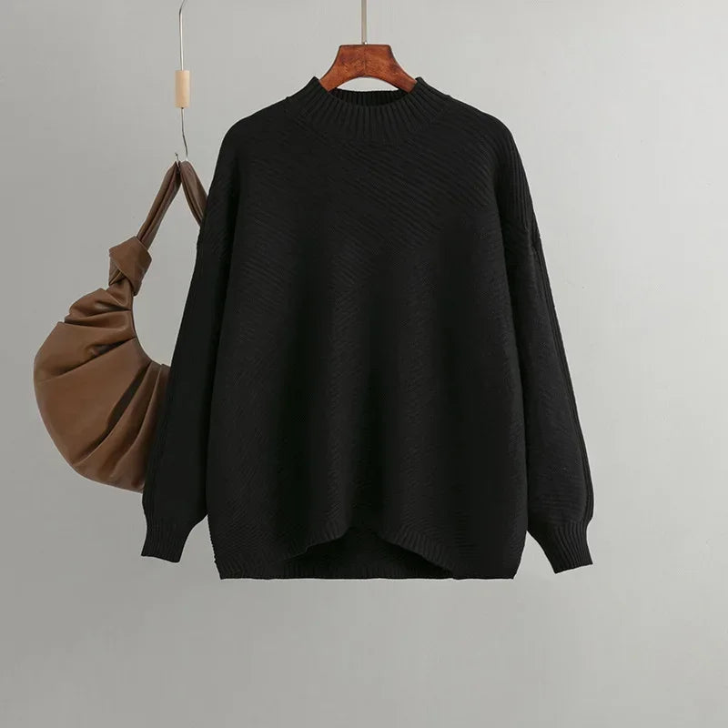Gebreide Trui voor Vrouwen Retro Stijl