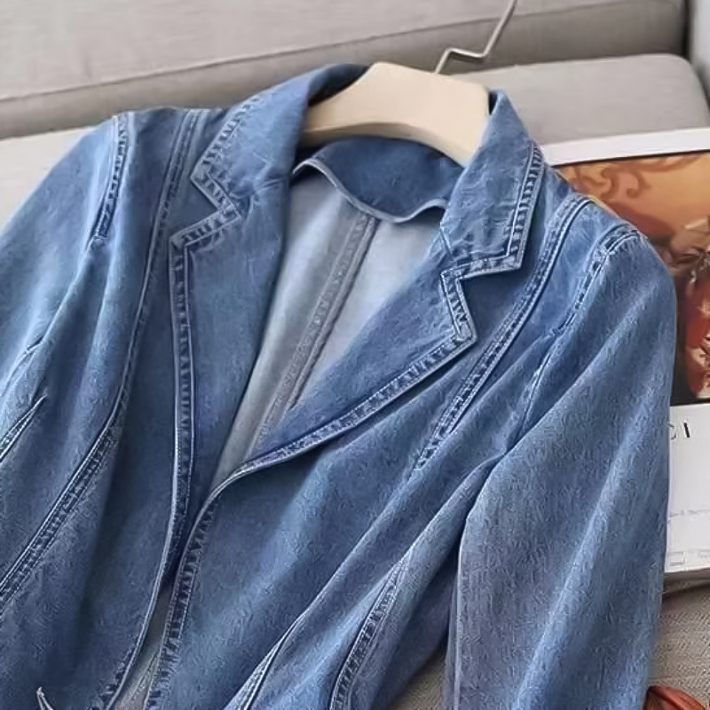 Blazer voor Dames Modern Denim Jacket