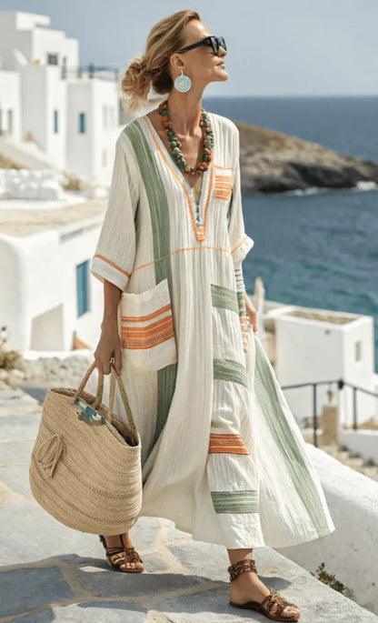 Dames Maxi-jurk Zomerse Stijl Lichtgewicht