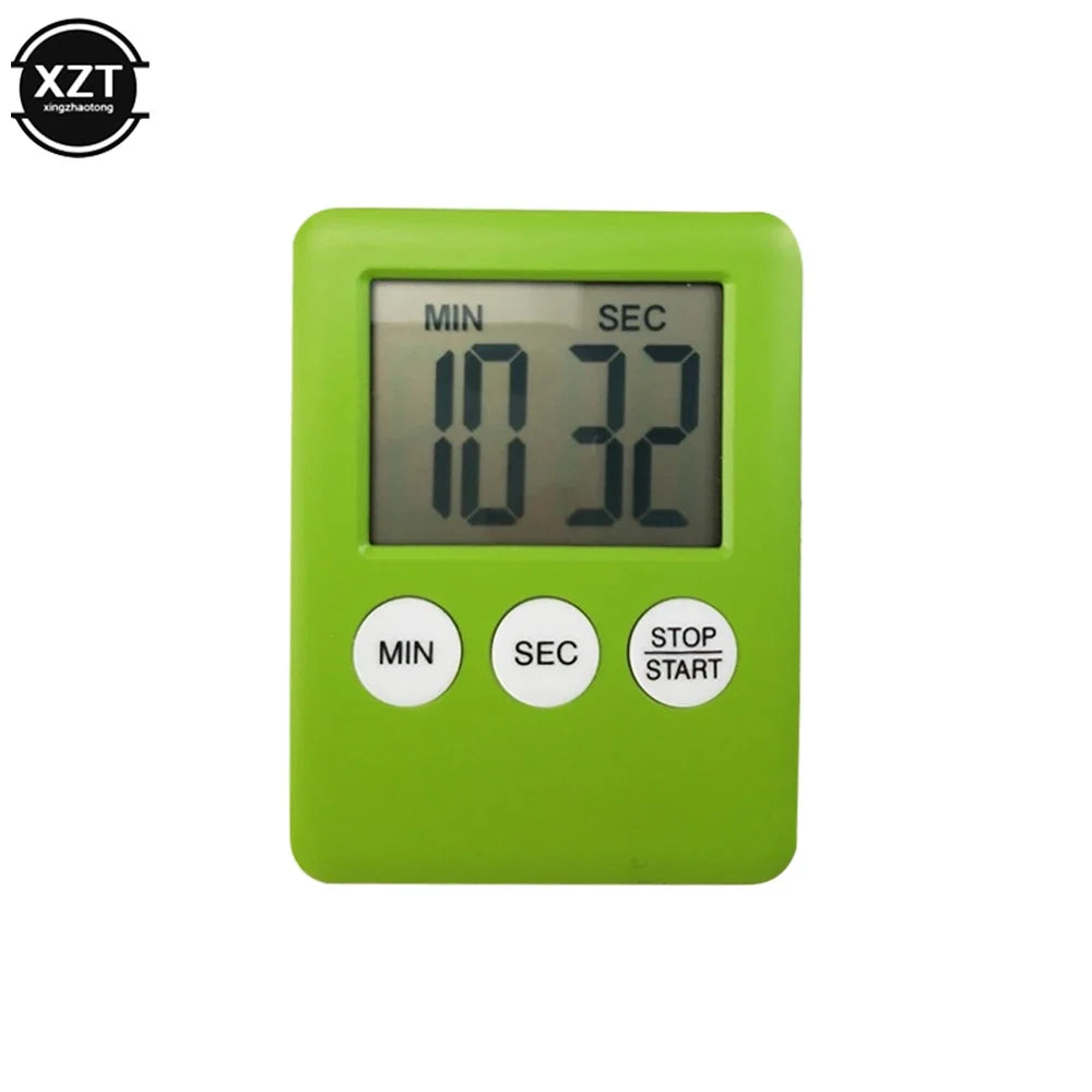Digitale Keukentimer Magneet LCD Kompakt Keuken Aftellen Countdown Timer Eieren Pasta Koken
