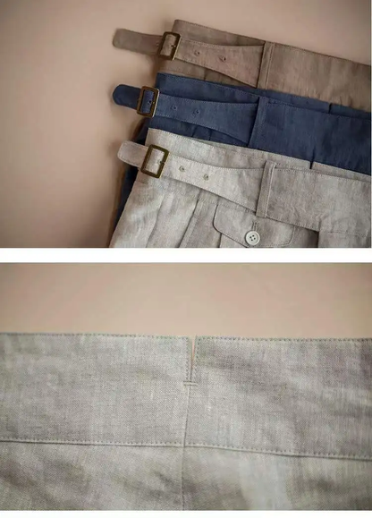 Hoge Taille Mannenbroek Premium Stof Comfortabel Zitten