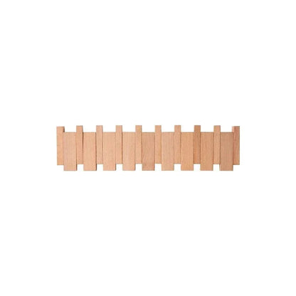 Magnetische Wandkapstok Beuken & Walnoot – Inklapbare Haken Duurzaam FSC-Hout Smal Design Hal Entree Slaapkamer Scandinavisch
