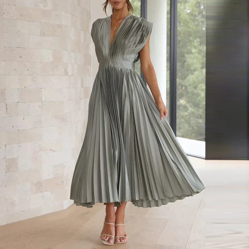 Mouwloze Dames Jurk Elegante Zomerjurk