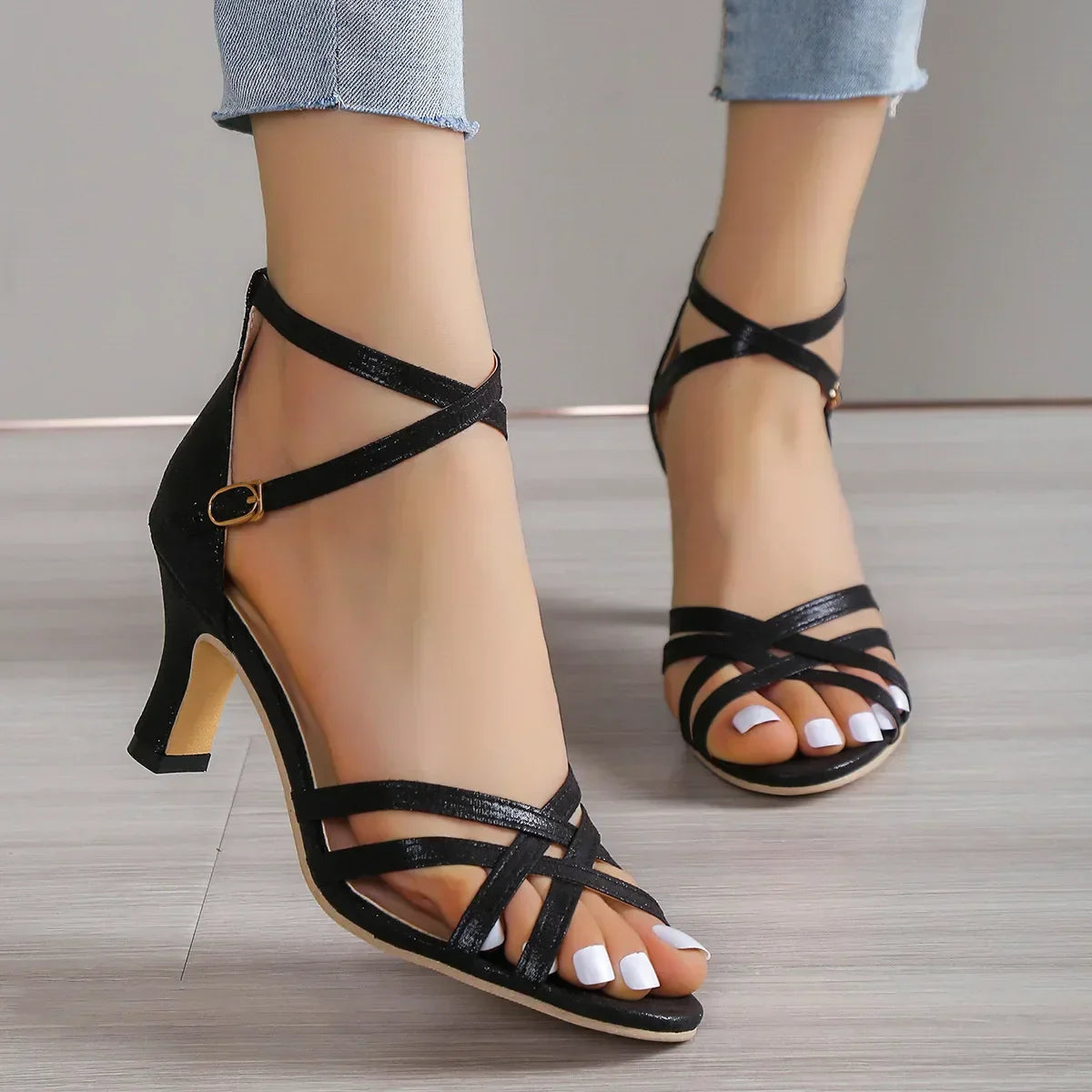 Zomerse Stiletto Sandalen voor Vrouw Luxe Design