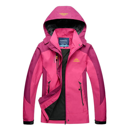 Dames Regenjack Waterdicht Winddicht Trekkingjas