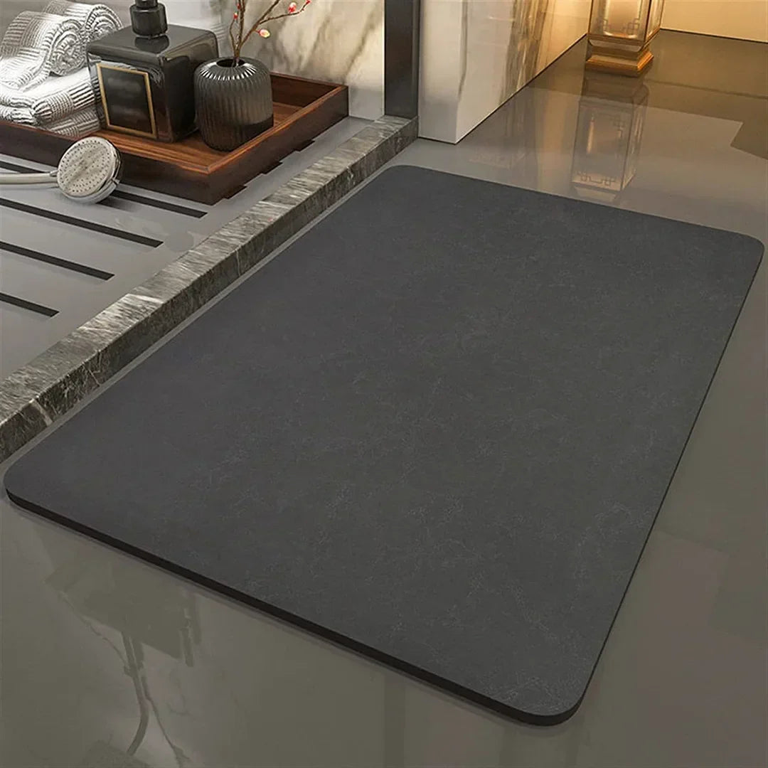 Diatomiet Badmat Antislip Absorberend 40x60cm Sneldrogend Badkamer Duurzaam Diatomeeënaarde Eco Badkamertapijt