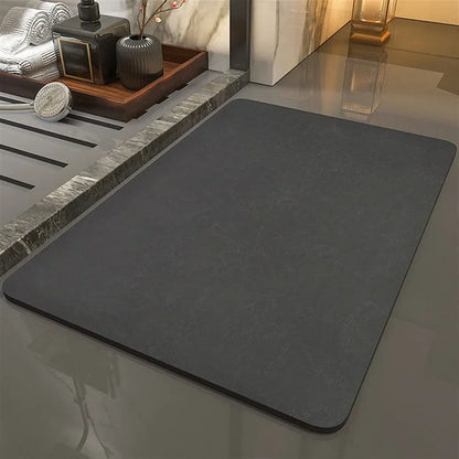 Diatomiet Badmat Antislip Absorberend 40x60cm Sneldrogend Badkamer Duurzaam Diatomeeënaarde Eco Badkamertapijt