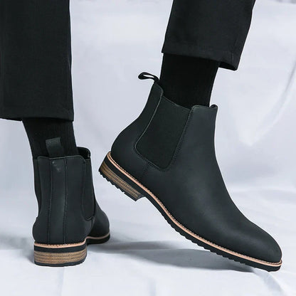 Laagste Chelsea Boots voor Heren Minimalistisch Leer