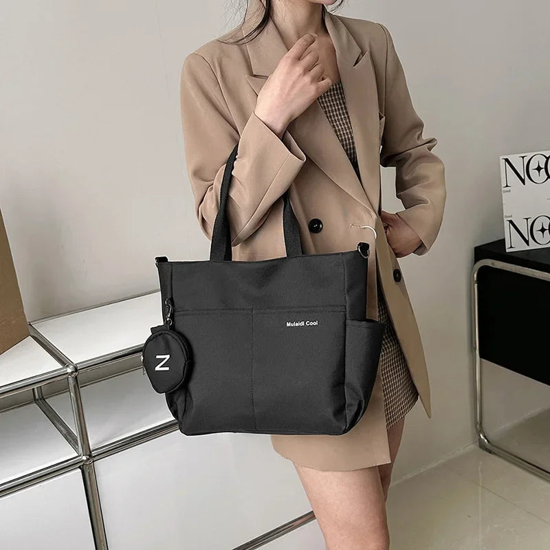 Stijlvolle Canvas Crossbody Tas voor Dames