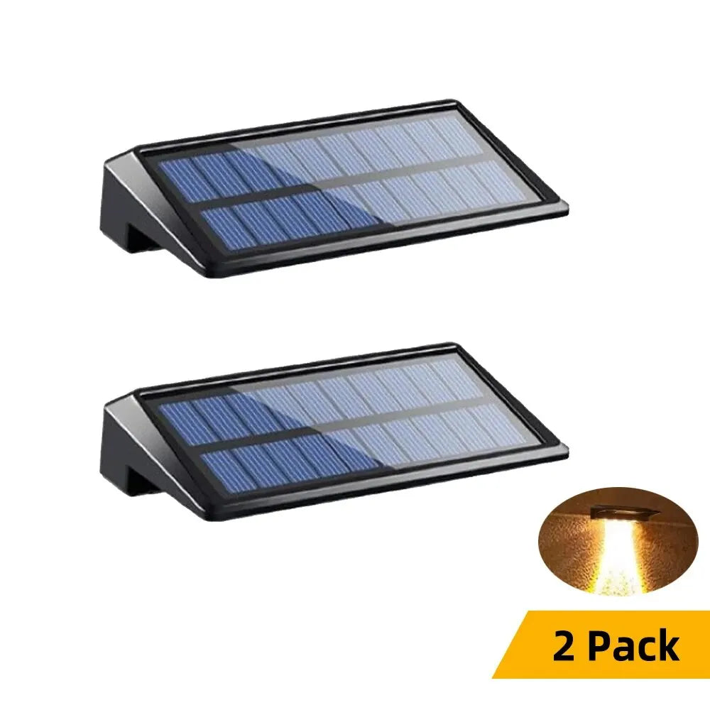 Zonne-energie Sfeerverlichting 2-Delige Set – Automatische Schemeringssensor Tuinverlichting voor Pad, Terras & Tuin