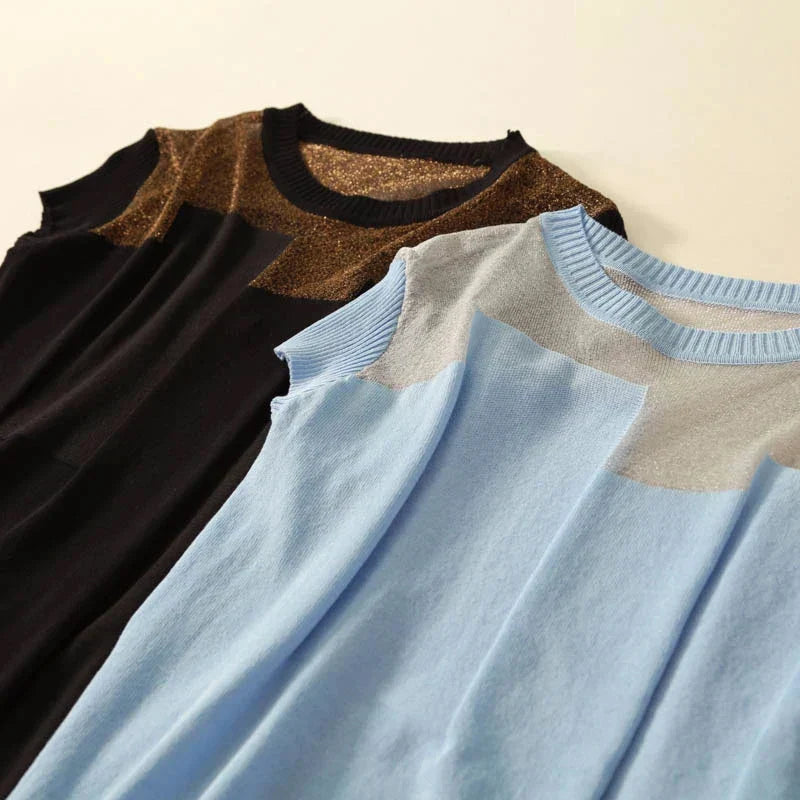 Luxe Zomer Blouse Vrouwelijk en Luchtig