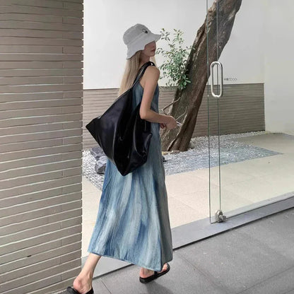 Kleurrijke Zomerjurk Tie-Dye Vrouwen Dress