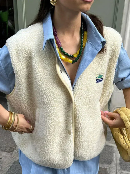 Oversize Vest Softshell Warm en Ademend Casual