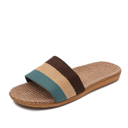 Linnen Sandalen voor Vrouw Comfortabel Zomer
