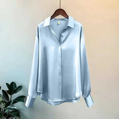 Koreaans Shirt Lange Mouwen Zacht Knit