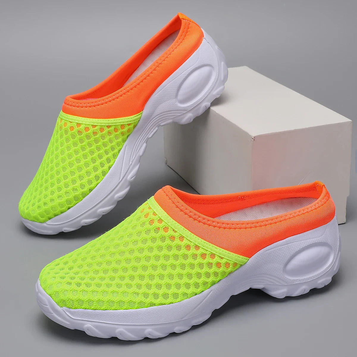 Dames Orthopedische Instappers Comfortabel Leer
