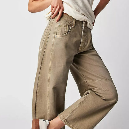 Dames Jeans Broek Losse Fit Baggy Stijl - StudioMarella