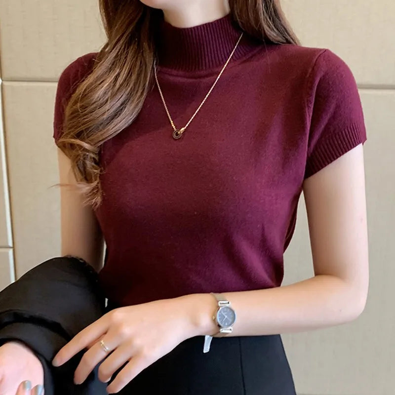 Stijlvolle Turtleneck Top voor Vrouw - StudioMarella