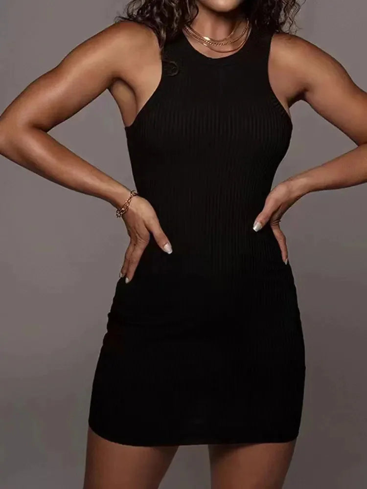 Zomerjurk Korte Bodycon Minijurk Open Rug