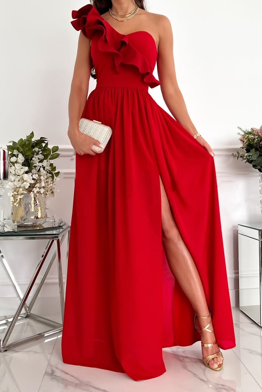 Maxi Jurk Zomerjurk voor Vrouw Elegant Lange Mouw