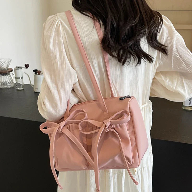 Strik Nylon Schoudertas Fina Moda Lichte Rugzak - StudioMarella