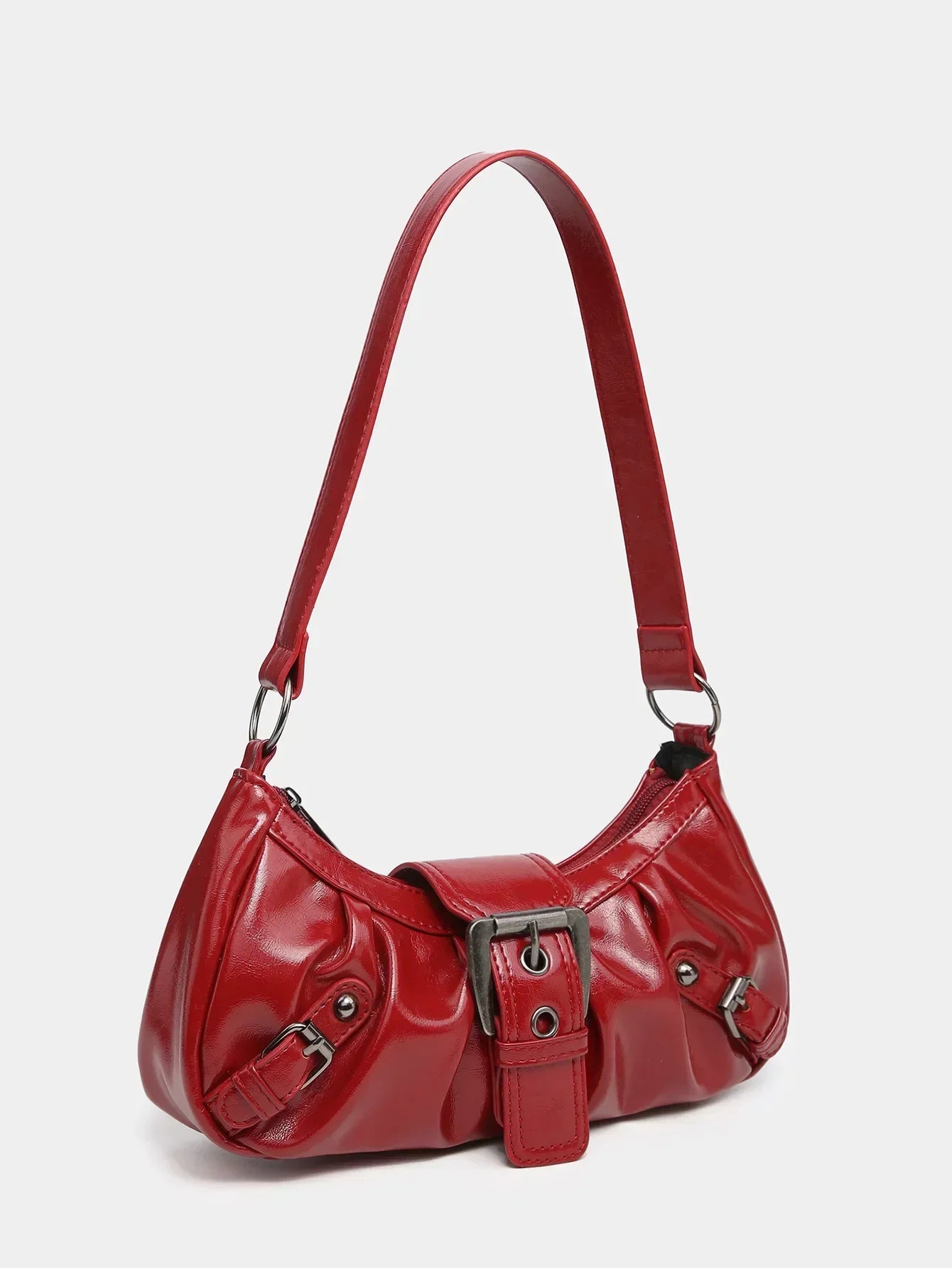 Retro Schoudertas met Studs Y2K Stijl
