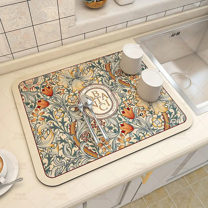 Keukenmat Absorberend Antislip Microvezel 50x60cm Wasbaar Droogmat