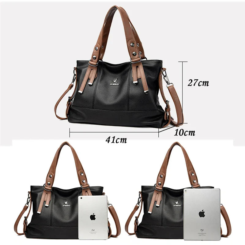 Leren Schoudertas Luxe Design voor Dames