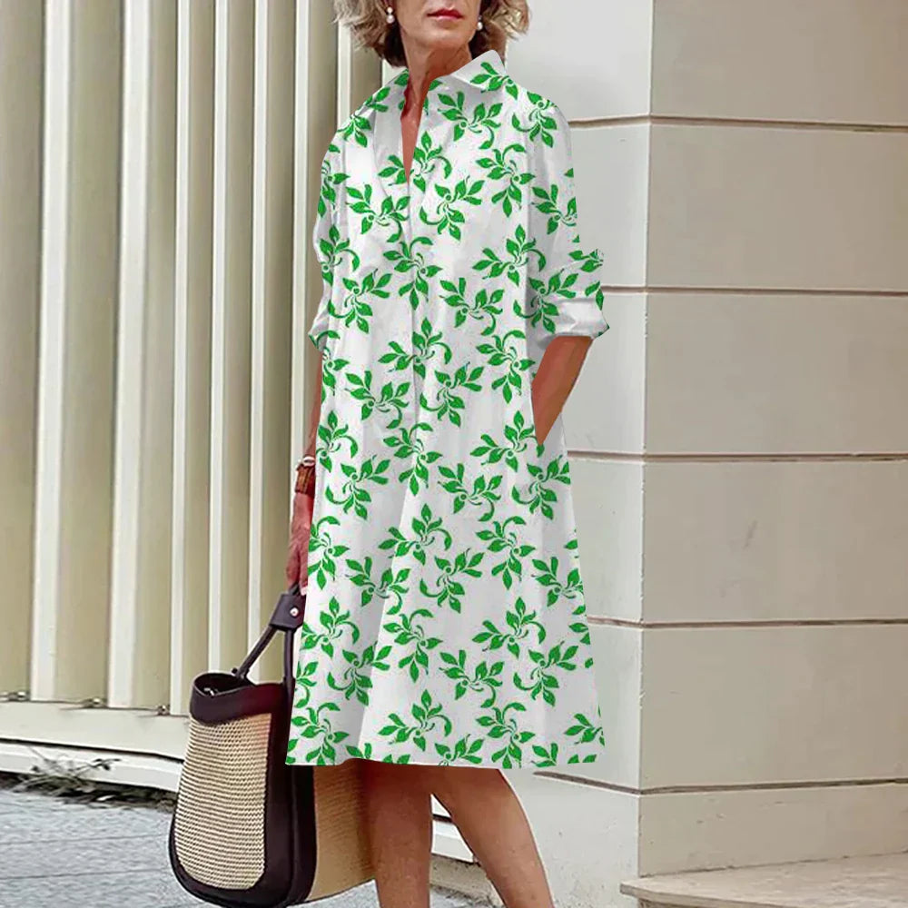 Vrouwelijke Zomerkleding Jurk Polojurk Dames Casual