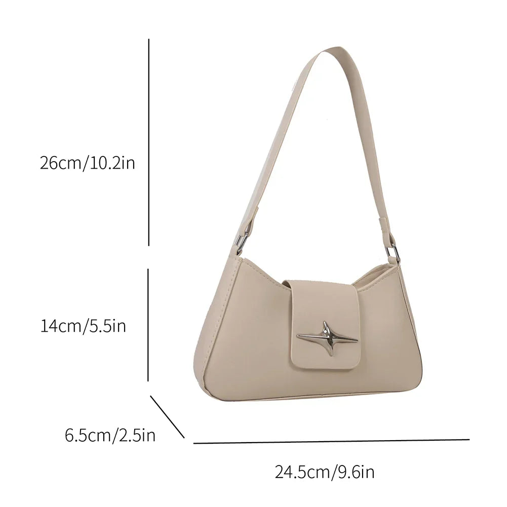 Leren Schoudertas Vintage Stijl Luxe Design