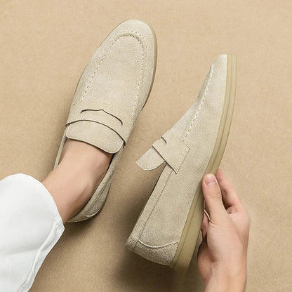 Leren Mocassino Schoenen Italiaanse Stijl