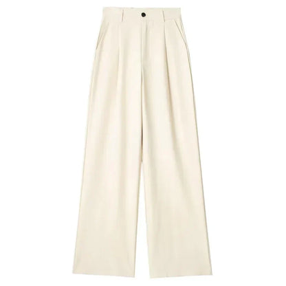 Dames Pantalon Oversized Beige Zomerbroek