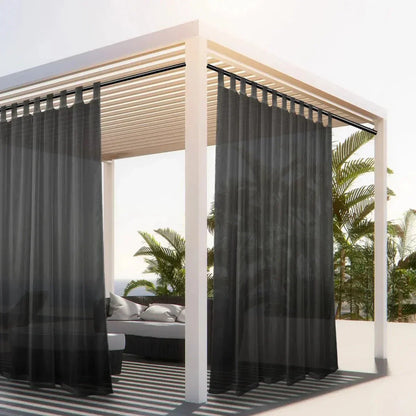Waterafstotend Terrasgordijn – Lichtdoorlatende Privacybescherming voor Balkon & Pergola
