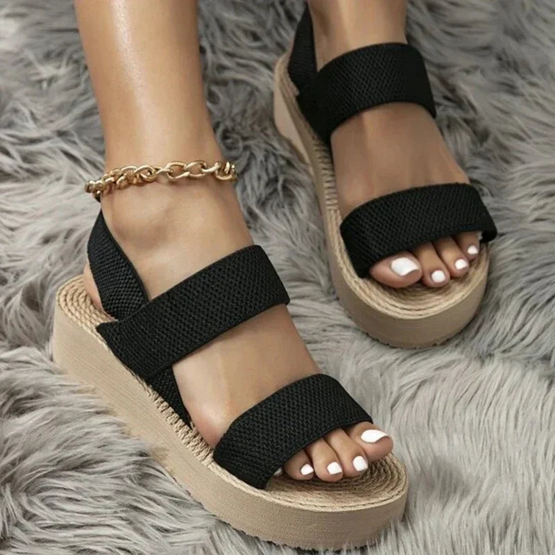 Slingback Sandalen met Sleehak Stijlvol Dena Design