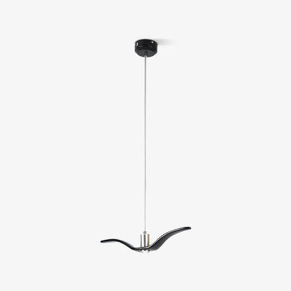 Hanglamp LED Vogeldesign Resin Aluminium Wit Zwart 3000K 4000K 6000K Woonkamer Pendellamp Minimalistisch Organisch Plafondlamp