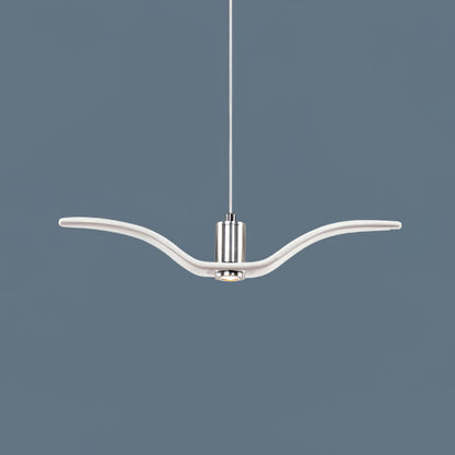 Hanglamp LED Vogeldesign Resin Aluminium Wit Zwart 3000K 4000K 6000K Woonkamer Pendellamp Minimalistisch Organisch Plafondlamp