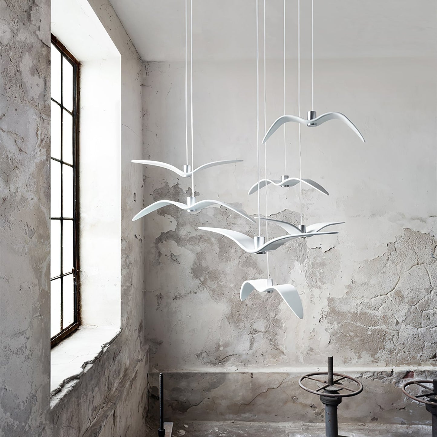 Hanglamp LED Vogeldesign Resin Aluminium Wit Zwart 3000K 4000K 6000K Woonkamer Pendellamp Minimalistisch Organisch Plafondlamp