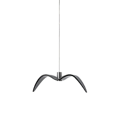 Hanglamp LED Vogeldesign Resin Aluminium Wit Zwart 3000K 4000K 6000K Woonkamer Pendellamp Minimalistisch Organisch Plafondlamp
