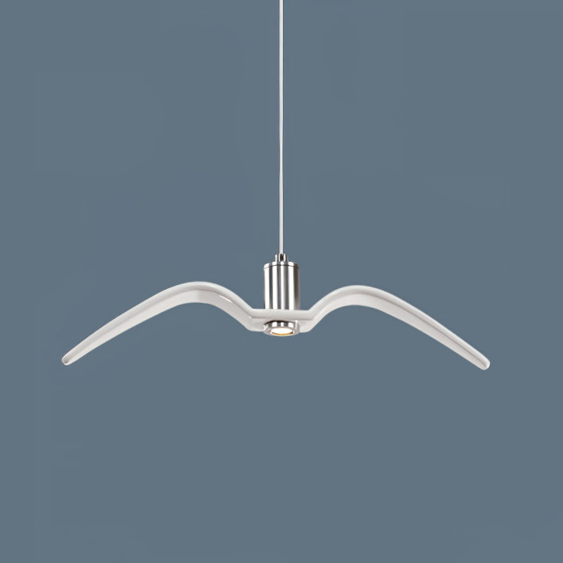 Hanglamp LED Vogeldesign Resin Aluminium Wit Zwart 3000K 4000K 6000K Woonkamer Pendellamp Minimalistisch Organisch Plafondlamp