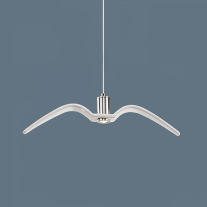 Hanglamp LED Vogeldesign Resin Aluminium Wit Zwart 3000K 4000K 6000K Woonkamer Pendellamp Minimalistisch Organisch Plafondlamp