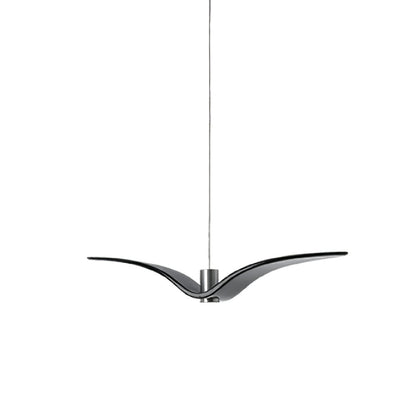 Hanglamp LED Vogeldesign Resin Aluminium Wit Zwart 3000K 4000K 6000K Woonkamer Pendellamp Minimalistisch Organisch Plafondlamp