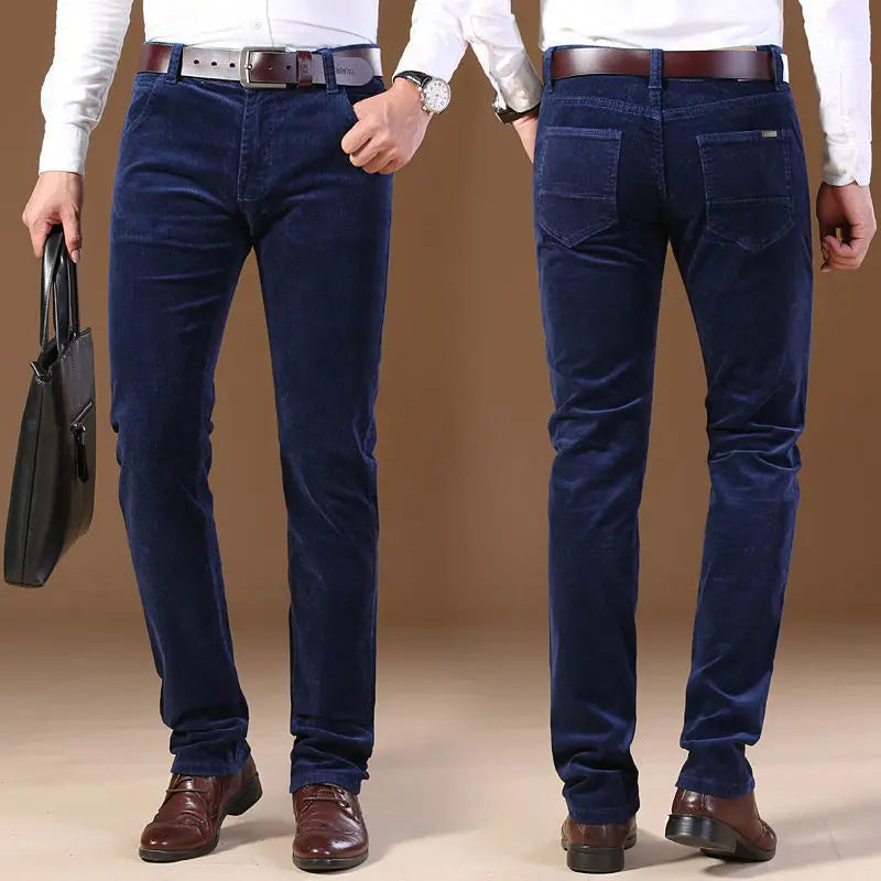 Velluto Broek Klassiek met Ribbelstructuur - StudioMarella