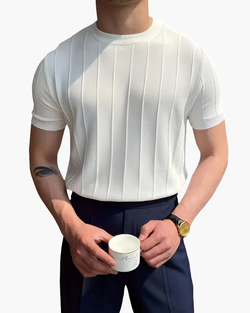 Casual T-shirt voor Mannen Sebastian
